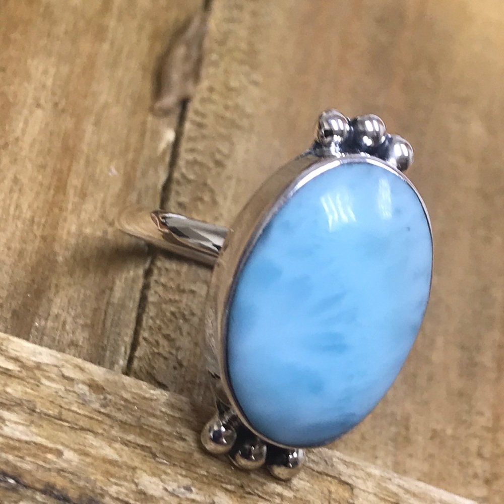 Larimar ring - Picture 4 of 7